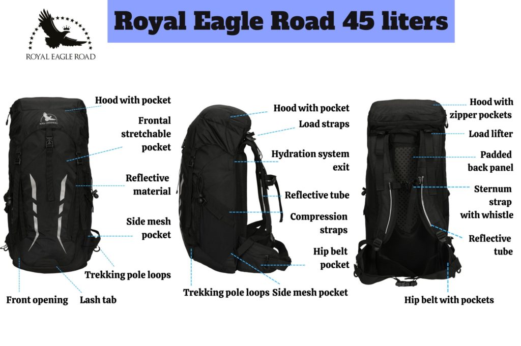Parts of backpack - Royal Eagle Road 45 liters