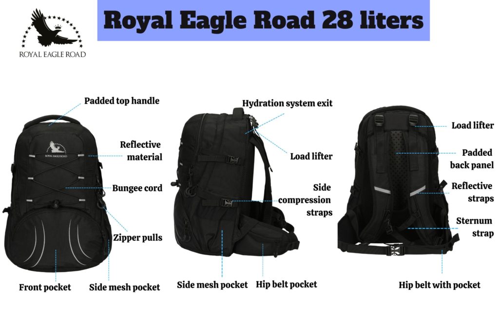 Parts of backpack - Royal Eagle Road 28 liters